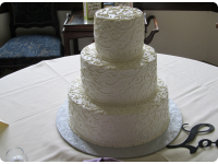 Bert's Bakery Custom Wedding Cake