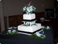 Bert's Bakery Custom Wedding Cake