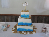 Bert's Bakery Custom Wedding Cake