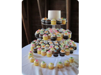 Bert's Bakery Custom Wedding Cupcakes