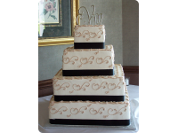 Bert's Bakery Custom Wedding Cake