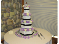 Bert's Bakery Custom Wedding Cake