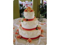 Bert's Bakery Custom Wedding Cake