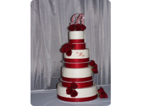 Bert's Bakery Custom Wedding Cake