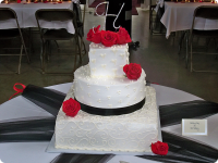 Bert's Bakery Custom Wedding Cake