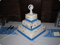 Bert's Bakery Custom Wedding Cake