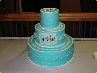 Bert's Bakery Custom Wedding Cake