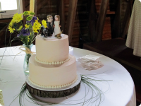 Bert's Bakery Custom Wedding Cake