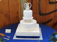 Bert's Bakery Custom Wedding Cake