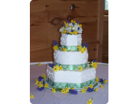 Bert's Bakery Custom Wedding Cake