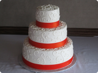 Bert's Bakery Custom Wedding Cake