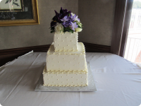 Bert's Bakery Custom Wedding Cake