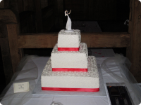 Bert's Bakery Custom Wedding Cake