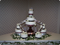 Bert's Bakery Custom Wedding Cake